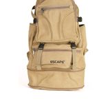 Benox Bej Dağcı Sırt Çantası Kanvas Kumaş 60 Lt Outdoor Çanta