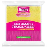 Benri 3'lü Çok Amaçlı Temizlik Bezi
