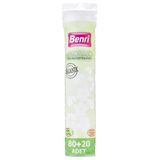 Benri 80+20 Adet Organik Makyaj Temizleme Pamuğu