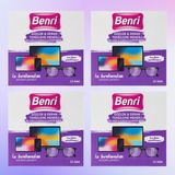 Benri Gözlük & Ekran Temizleme Mendili 52'li x 4 Adet