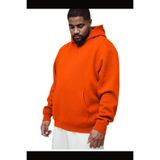BENROMA 3 İplik Penye Büyük Beden Unisex Sweatshırt,Turuncu XL KAPYET2EBNRQ2