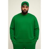 BENROMA 3 İplik Penye Büyük Beden Unisex Sweatshırt,Yeşil 2XL BISYET2BNRW1