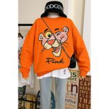 BENROMA 3 İplik Penye Pink Baskılı Unisex Sweatshırt,Turuncu XL TYBL6C926M3FXUN212