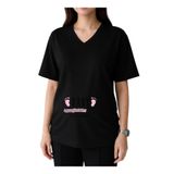 BENROMA BABY LOADİNG PEMBE AYAK BASKILI V YAKA OVERSİZE HAMİLE TİŞÖRT 1GJ3