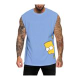 BENROMA Baskılı Kolsuz Tişört, MHSBNR39, Bebe Mavisi, XL