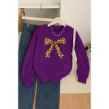 BENROMA Baskılı Unisex Sweatshirt, Mor, L, SWEATBISBNRQ12