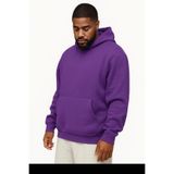 BENROMA Büyük Beden Unisex Sweatshirt, KAPYET2EBNRQ2, Mor, M