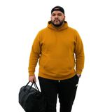 Benroma Büyük Beden Unisex Sweatshirt KAPYET2EBNRQ4, Sarı, S