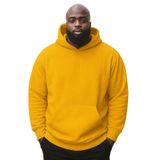 BENROMA Büyük Beden Unisex Sweatshirt, KAPYET2EBNRQ5, Sarı, 2XL