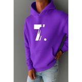 BENROMA Cr7 Baskılı Sweatshırt,Mor M