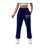 BENROMA Feelings Baskılı Oversize Unisex Eşofman, Saks Mavi, M