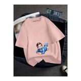 BENROMA Hamile Baskılı Tisort, HAMGBK12, Pembe, L