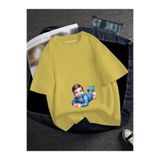 BENROMA Hamile Baskılı Tisort, HAMGBK12, Sarı, XL