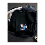 BENROMA Hamile Baskılı Tisort, HAMGBK12, Siyah, 4XL