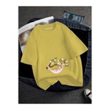 BENROMA Hamile Baskılı Tisort, HAMGBK20, Sarı, 4XL