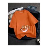 BENROMA Hamile Baskılı Tisort, HAMGBK20, Turuncu, 2XL