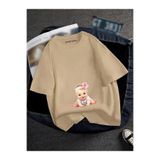BENROMA Hamile Bebek Baskılı Tisort, HAMGBK11, Bej, 2XL