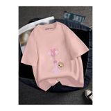 BENROMA Hamile Bebek Baskılı Tisort, HAMGBK17, Pembe, 2XL