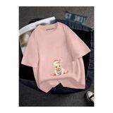 BENROMA Hamile Bebek Baskılı Tişört, Pembe, L, HAMGBK11