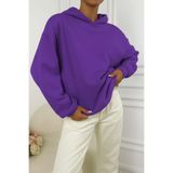 BENROMA Kapüşonlu Sweatshirt, Mor, XL, SWEAT6KAPBNRQ3