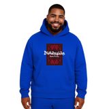 BENROMA Kilim Desen Baskılı Büyük Beden Unisex Sweatshirt, Saks Mavisi, M
