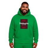 BENROMA Kilim Desen Baskılı Büyük Beden Unisex Sweatshirt, Yeşil, 4XL