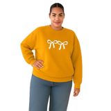 Benroma Kurdela Baskılı Büyük Beden Unisex Sweatshirt KAPYET2025BNRW5, Sarı, 4XL