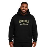 BENROMA Monte Carlo Baskılı Büyük Beden Unisex Sweatshirt, Siyah, M