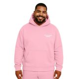 BENROMA Peteet Studios Baskılı Büyük Beden Unisex Sweatshirt, Pembe, M