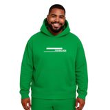 BENROMA Toxion.Nen Baskılı Büyük Beden Unisex Sweatshirt, Yeşil, M