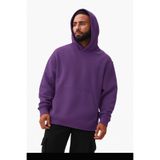 BENROMA Ünisex Kapüşonlu Sweatshirt, Mor, 3XL, SWEAT6KAPBNRQ7