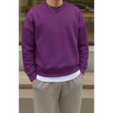 BENROMA Unisex Sweatshirt, Mor, S, SWEATBIS2BNRQ1