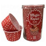 Bens Muffin Kek Kapsülü Kırmızı Puantiyeli P25 Adet - 50X39H Mmp