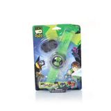 Benten Omnitrix Projektör - Ben 10 Saat Lastik Kordonlu - Ben Kol Saati Film Şeritli - 6362