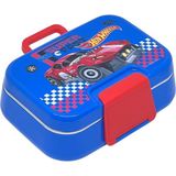 Bento 1030ML Lunchbox Hotwheels Lisanslı Tek Katlı 2 Bölmeli Paslanmaz Çelik Sefer Tası Yemek Kutu