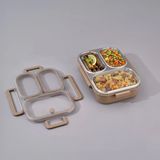 Bento Lunch Box 3 Bölmeli Haki
