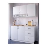 BENTO MİNİ MUTFAK DOLABI ALT ÜST MODÜL 120 CM ÇEKMECELİ (TEZGAH DAHİL)