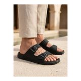 BENTO Vanguard Çift Tokalı Comfort Taban Erkek Terlik & Sandalet