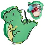 Bentology Çocuklar için Yalıtımlı Öğle Yemeği Kutusu - Eğlenceli Dinozor Şekli- Beslenme Kutusu Tote Yiyecekleri Daha Sıcak veya Daha Uzun Tutar - Yeniden Kullanılabilir Çanta Soğuk Buz Paketlerine Uyar,