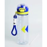Bentopia 750 ml Okul Su Matarası Pipetli ve Pipetsiz Kullanım (Lacivert)