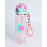 Bentopia 750 ml Okul Su Matarası Pipetli ve Pipetsiz Kullanım (Pembe)