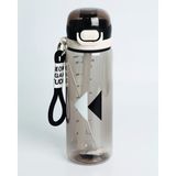 Bentopia 750 ml Okul Su Matarası Pipetli ve Pipetsiz Kullanım (Siyah)