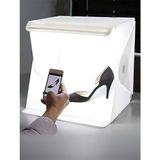 Benturk LED Işıklı Ürün Fotoğraf Çekim Çadırı Taşınabilir Beyaz Işık 23X24X30 cm - H117244
