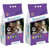 BentySandy 2x10 lt İnce Taneli Bentonit Lavanta Kokulu Kedi Kumu
