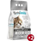 BentySandy Aktif Karbonlu Topaklanan İnce Taneli 10x2 lt Kedi Kumu