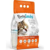 Bentysandy Portakal Kokulu Topaklanan Ince Taneli Kedi Kumu 5L