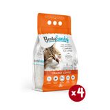 Bentysandy Portakal Kokulu Topaklanan Ince Taneli Kedi Kumu 5Lx4