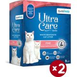 BentySandy Ultra Care Series Küçük ve Yavru Kediler İçin Topaklanan İnce Taneli Kedi Kumu 8lx2