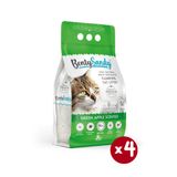 Bentysandy Yesil Elma Kokulu Topaklanan Ince Taneli Kedi Kumu 5Lx4