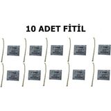 Benzinli Çakmak Fitili - Zippo Tarz Çakmaklar Için Fitili 10LU Paket